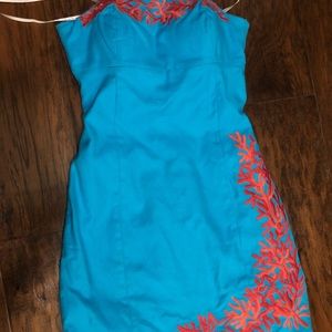 Lilly Pulitzer strapless dress